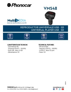 PHONOCAR VM-548 2