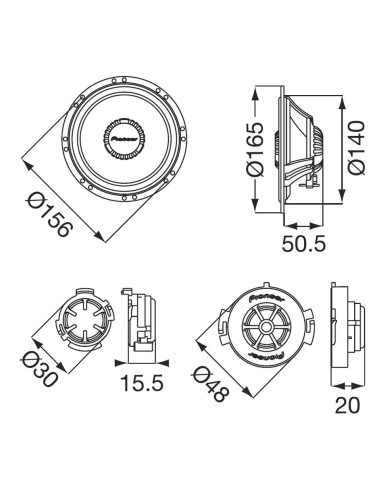 PIONEER TS-Q171 C